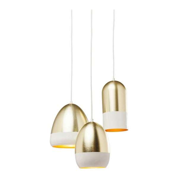 Miami Vice aranyszínű mennyezeti lámpa - Kare Design