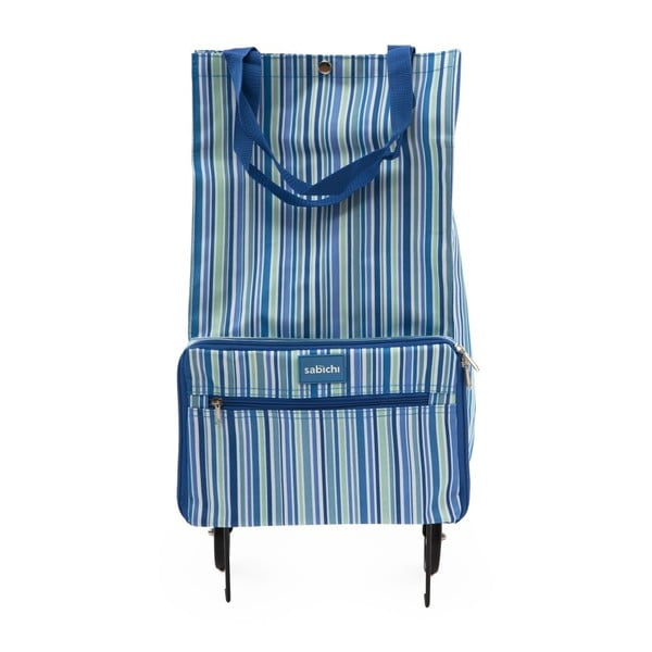 Stripe kék gurulós táska - Sabichi