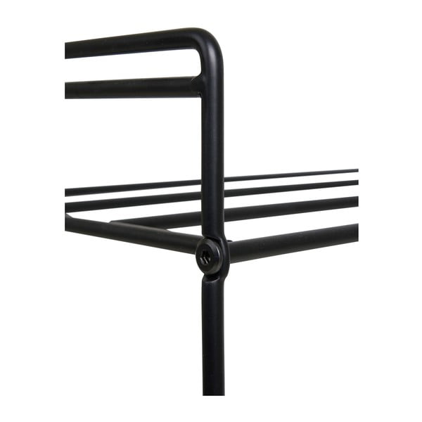 Fekete fém cipőtartó állvány Swansea – House Nordic-image-3