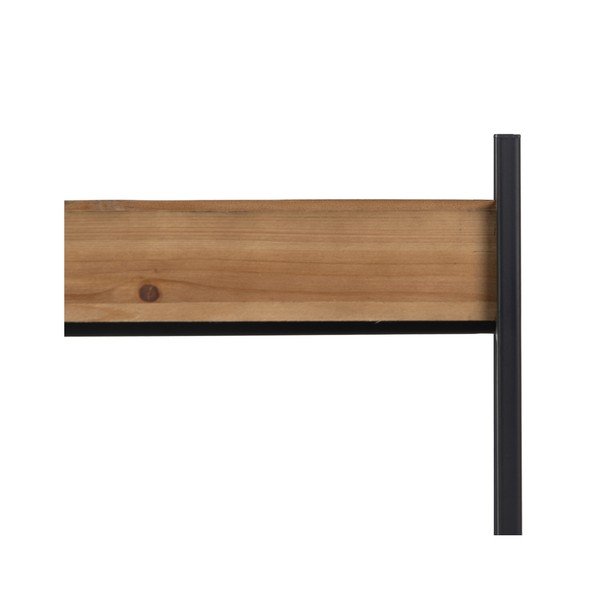 Fekete fém polcos állvány 85x130 cm – Ixia-image-4