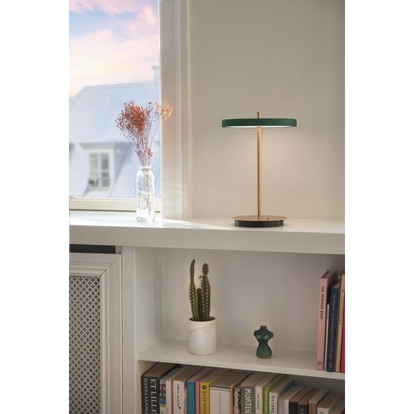 Zöld LED dimmelhető asztali lámpa fém búrával (magasság 31 cm) Asteria Move – UMAGE-image-4