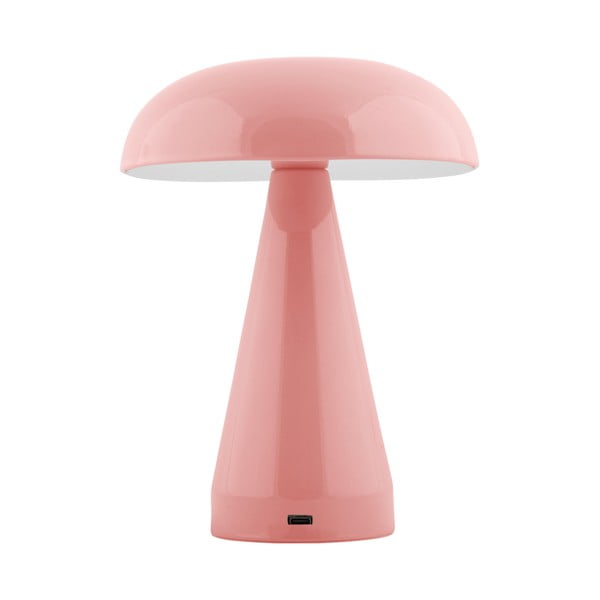 Rózsaszín LED dimmelhető asztali lámpa fém búrával (magasság 20,5 cm) Rachel – Leitmotiv-image-1