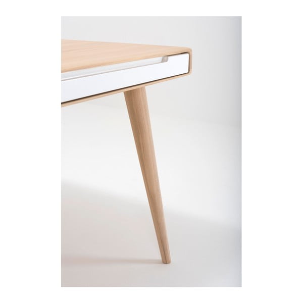 Ena Two tölgyfa étkezőasztal, 160 x 90 cm - Gazzda-image-2