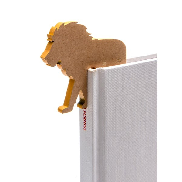 Woodland oroszlán formájú könyvjelző - Thinking gifts