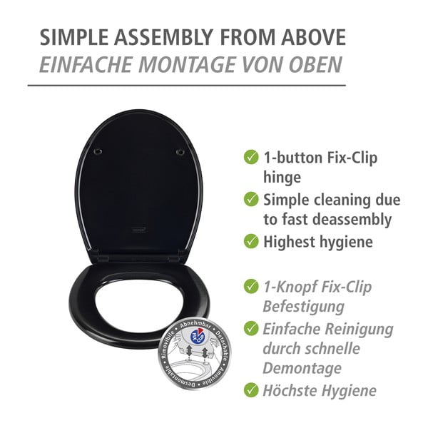 WC-ülőke automatikus záródással 37,5 x 46 cm Vorno – Wenko-image-4