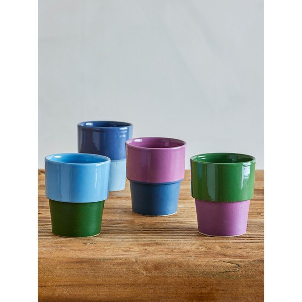 Kőedény csésze szett 4 db-os cappucinóhoz 150 ml Ewan – Bloomingville-image-1