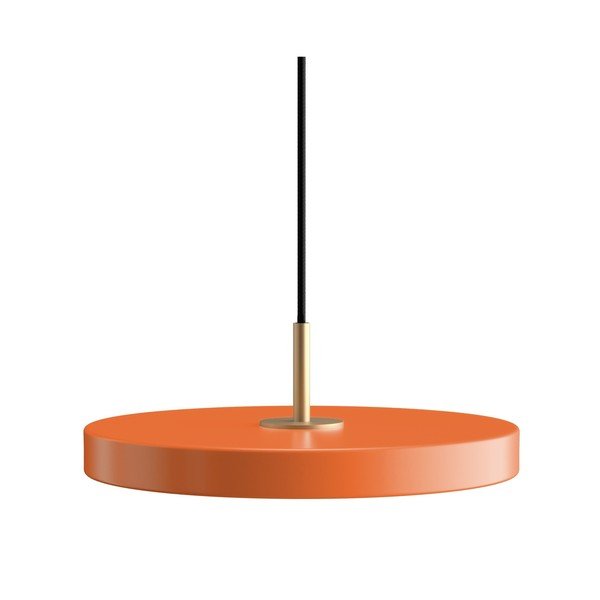 Narancssárga fém LED dimmelhető függőlámpa fém búrával ø 31 cm Asteria Plus – UMAGE