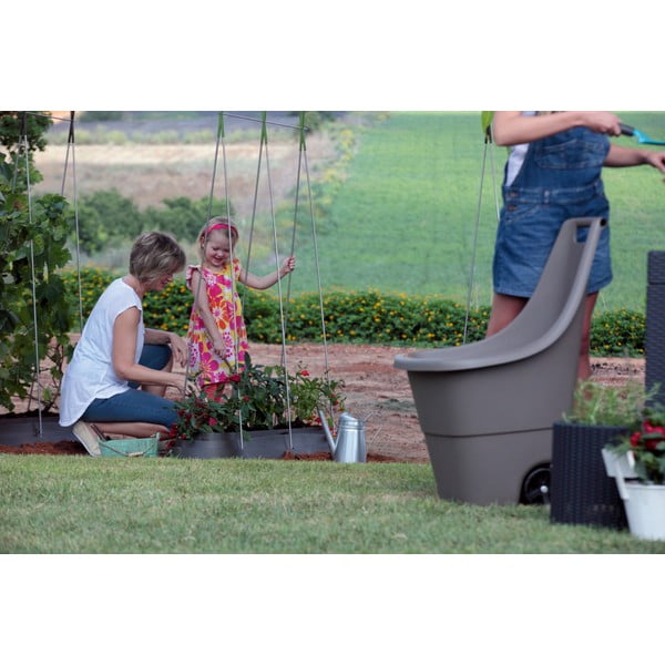 Bézs kerti szemetes Easy go – Keter-image-2