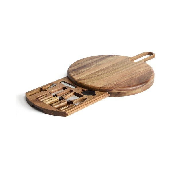 Fa vágódeszka sajtokhoz 46 x 36 cm Blera – Kave Home-image-3