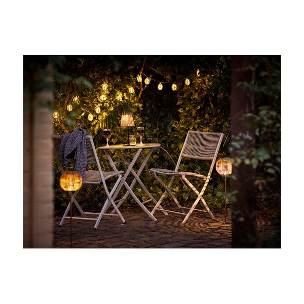 Napelemes LED asztali-hordozható kültéri lámpa ø 14 cm Salford – House Nordic-image-4