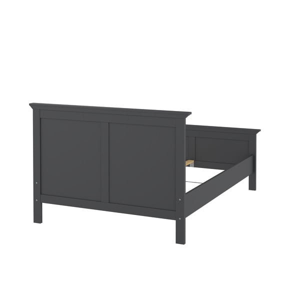 Szürke franciaágy 140x200 cm Paris – Tvilum-image-4