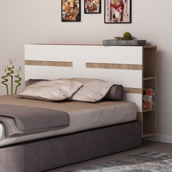 Eddo fejtámla és tároló fehér részletekkel - Homitis-image-3