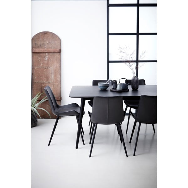 Hype fekete műbőr étkezőszék - DAN-FORM Denmark-image-2