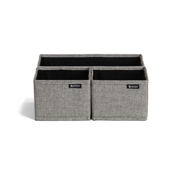 Textil fiókrendszerező készlet 3 db-os Soft Storage – Bigso