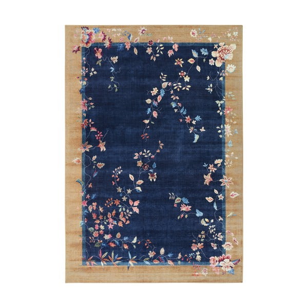 Sötétkék-bézs szőnyeg 80x150 cm Amira – Hanse Home