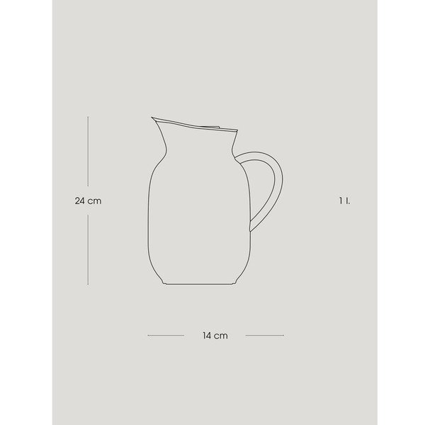 Ezüstszínű rozsdamentes acél thermo kancsó 1,2 l Amphora – Stelton-image-3