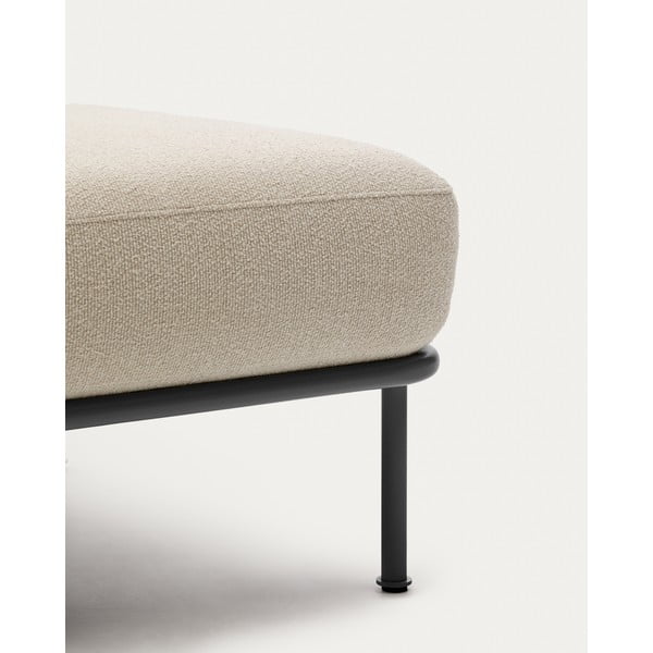 Bézs buklé lábtartó Aurum – Kave Home-image-3