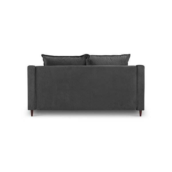 Freesia sötétszürke bársony kanapé, 150 cm - Mazzini Sofas-image-3
