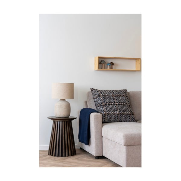 Krémszínű asztali lámpa textil búrával (magasság 46,5 cm) Bilby – House Nordic-image-1