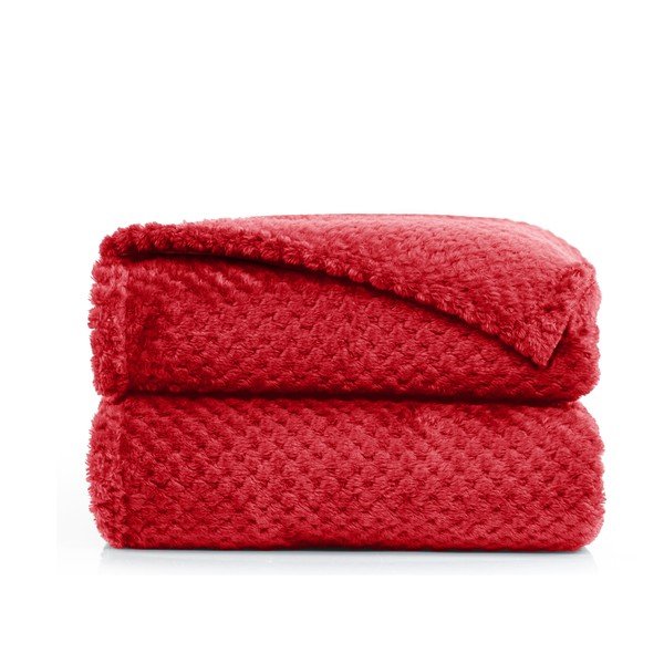 Henry piros mikroszálas takaró, 220 x 240 cm - DecoKing-image-2