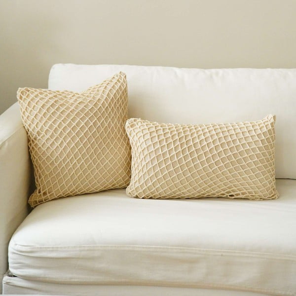 Pamut párnahuzat 30x50 cm Net – Mioli Decor-image-1