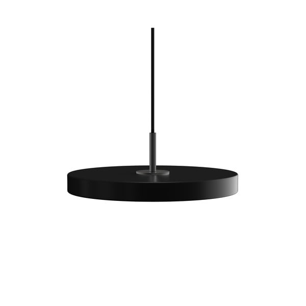 Fekete LED dimmelhető függőlámpa fém búrával ø 31 cm Asteria Plus Mini – UMAGE