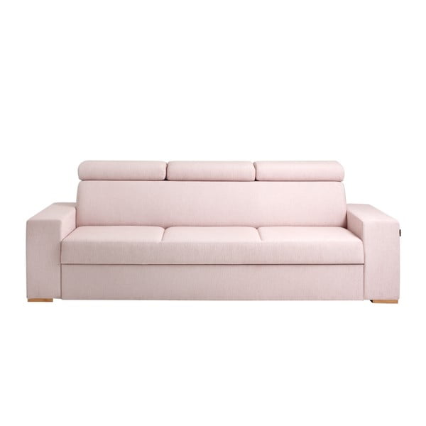 Atlantica rózsaszín háromszemélyes kanapé - Custom Form
