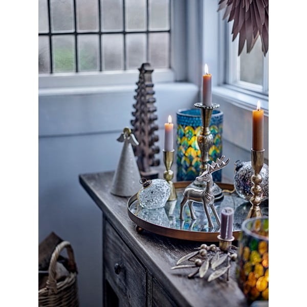 Üveg dekoratív tálca ø 35 cm Glacier – Bloomingville-image-1