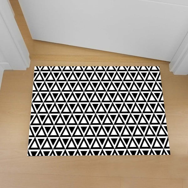 Geo Russo kisméretű szőnyeg / lábtörlő, 75 x 52 cm - Zerbelli
