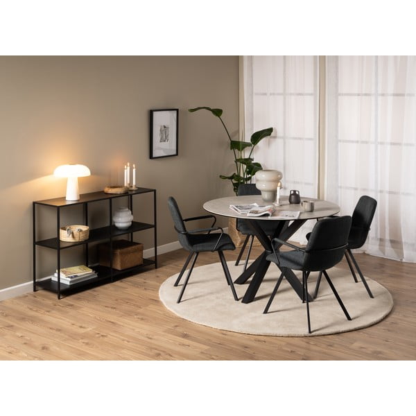 Sötétszürke étkezőszék szett 2 db-os Selina – Actona-image-2