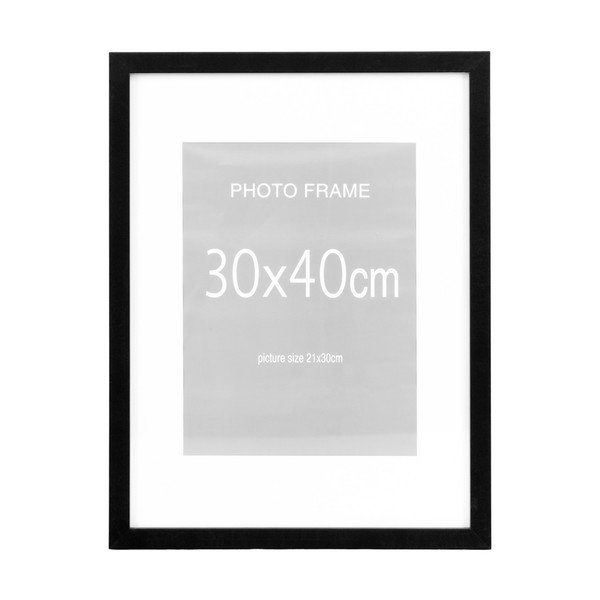 Fekete képkeret szett 5 db-os 30x40 cm Marbella – House Nordic-image-2