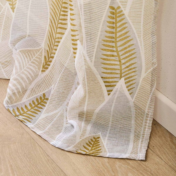 Bézs voile fényáteresztő függöny 140x280 cm Kim – douceur d'intérieur-image-4