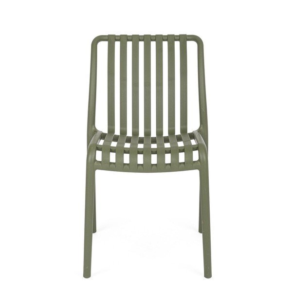 Zöld műanyag kerti szék Billie – Bizzotto-image-2