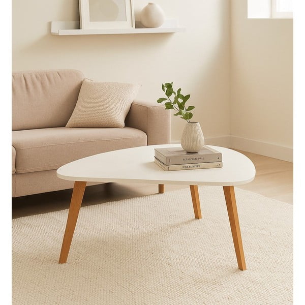 Skandinavian fehér dohányzóasztal, hosszúság 120 cm - Bonami Essentials-image-1