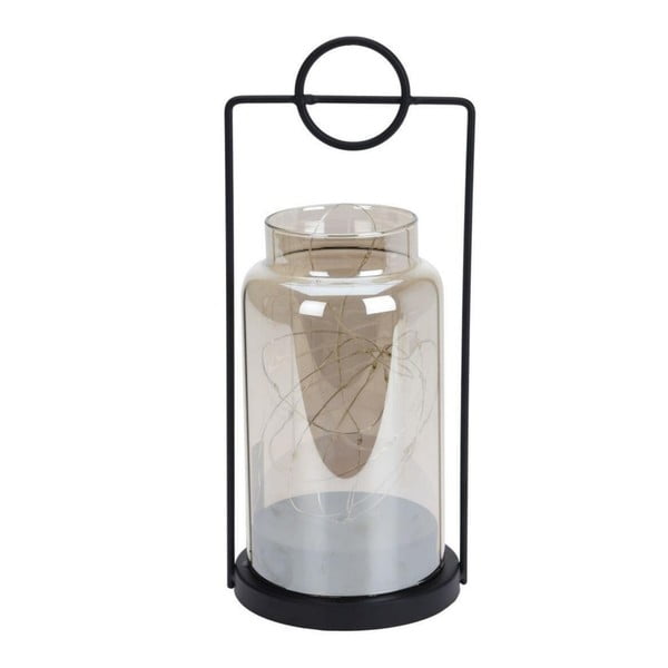 Fekete kültéri LED lámpás (magasság 25 cm) – Koopman
