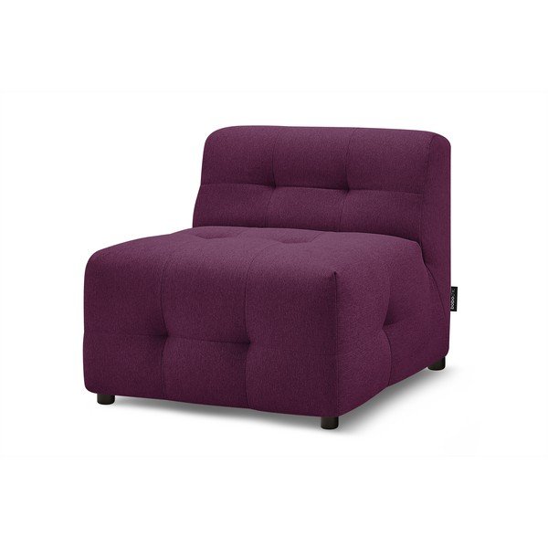 Sötétlila kanapé modul Kleber - Bobochic Paris-image-3