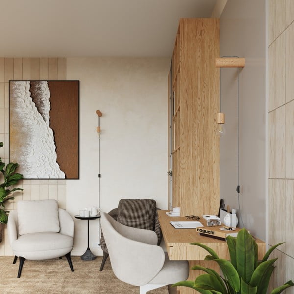 Natúr színű fali lámpa Arcadia – Sollux-image-2