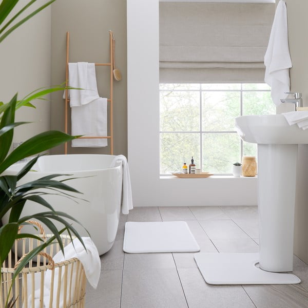 Fehér frottír pamut törölköző 50x85 cm Anti-Bacterial – Catherine Lansfield-image-4