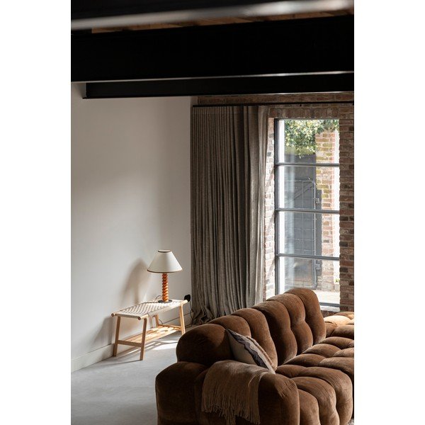 Világos natúr színű tömörfa pad Kintaro – Dutchbone-image-3