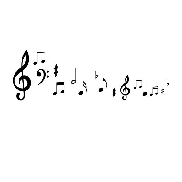 Musical Note öntapadós matrica - Fanastick-image-2