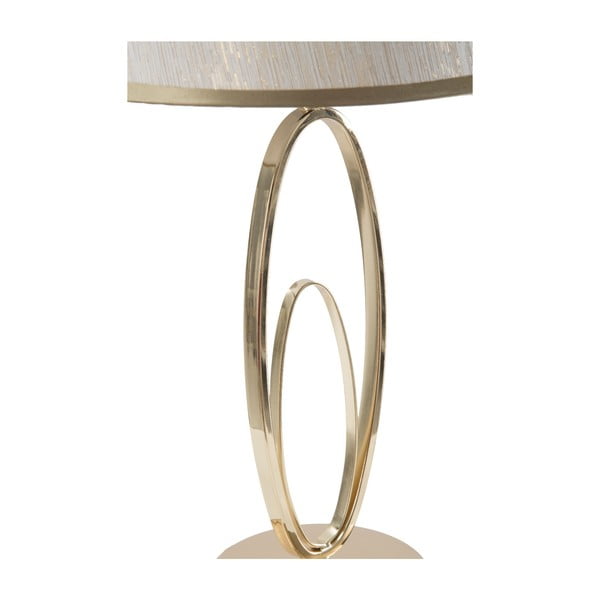 Flush fehér asztali lámpa aranyszínű lámpatesttel - Mauro Ferretti-image-2