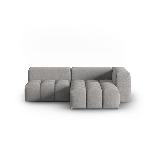 Szürke sarokkanapé (jobb oldali-heverő résszel) Verona – Cosmopolitan Design-image-3