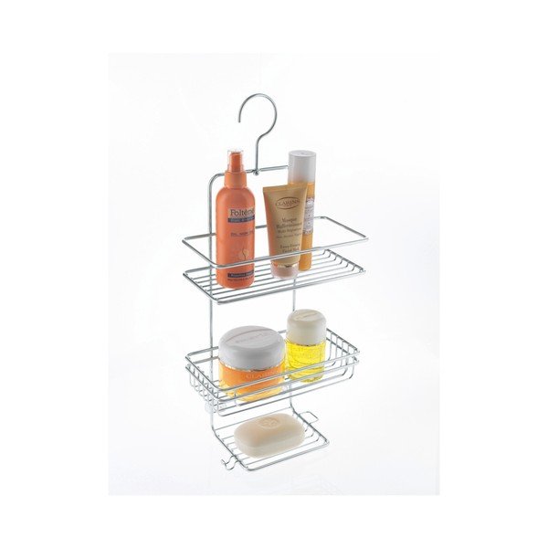 Caddy fém felfüggeszthető fürdőszobai polc - Metaltex-image-1