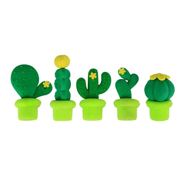 Cactus 5 db kaktusz formájú radír - Le Studio