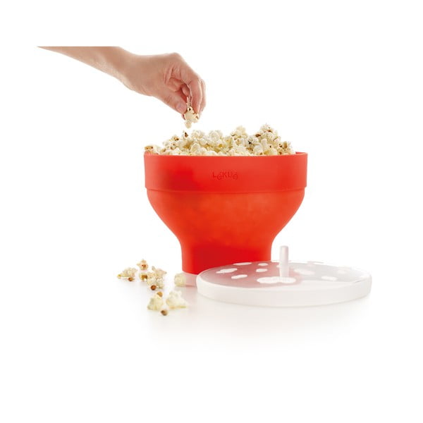 Popcorn narancssárga szilikon popcorn készítő edény - Lékué