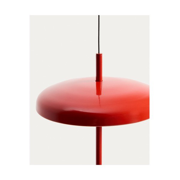 Piros LED dimmelhető mennyezeti lámpa fém búrával ø 16 cm Porte – Kave Home-image-4