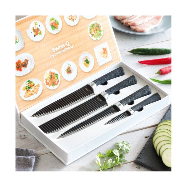 Swiss Q Shark 4 db-os rozsdamentes késkészlet - InnovaGoods-image-4