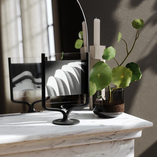 Fekete fém álló képkeret 18x25 cm Wishbone – Umbra-image-1