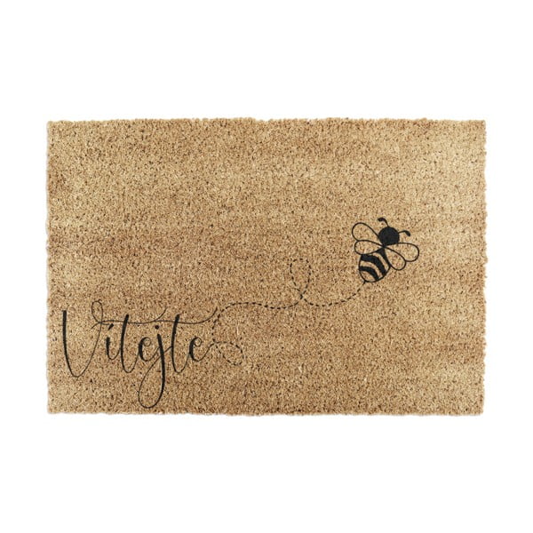 Kókuszrost lábtörlő 40x60 cm Včela – Artsy Doormats