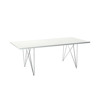 Bella fehér étkezőasztal, 200 x 90 cm - Magis